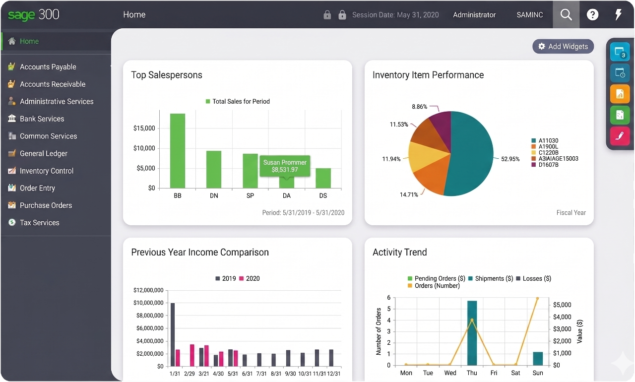 Sage 300 - Simplify your finances